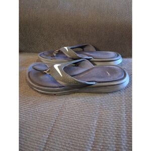 Nike Comfort Footbed Flip Flops Black Athletic Thong Sandals Womens 9